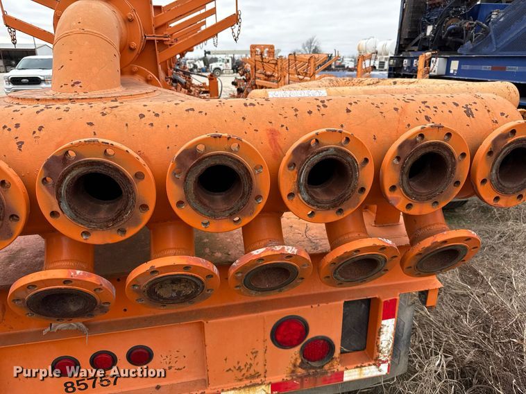 image for item DJ0906 2014 Fortune Homes Corp MTA-42S-12P-3L-001 frac manifold trailer