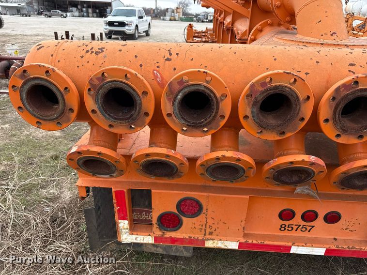 image for item DJ0906 2014 Fortune Homes Corp MTA-42S-12P-3L-001 frac manifold trailer