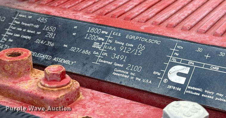 image for item DJ0908 2013 Peterbilt 367 semi truck