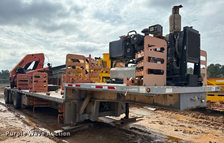 image for item DO2647 2012 Shop built drop deck oilfield trailer