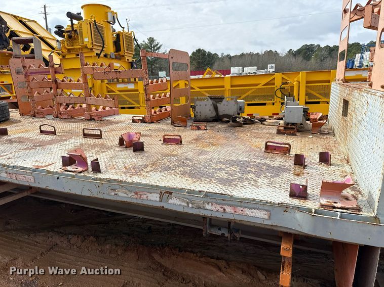 image for item DO2647 2012 Shop built drop deck oilfield trailer