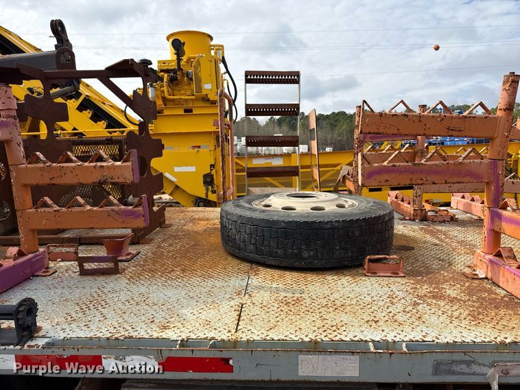 image for item DO2647 2012 Shop built drop deck oilfield trailer
