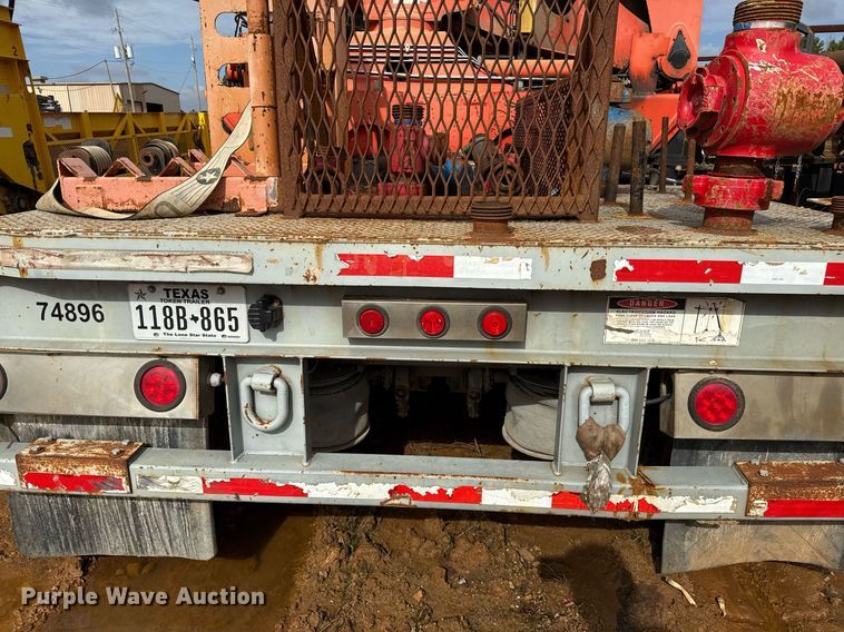 image for item DO2647 2012 Shop built drop deck oilfield trailer