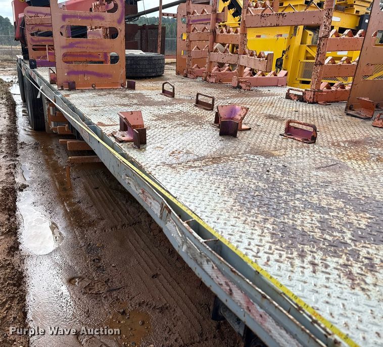 image for item DO2647 2012 Shop built drop deck oilfield trailer
