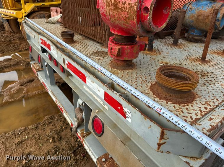 image for item DO2647 2012 Shop built drop deck oilfield trailer
