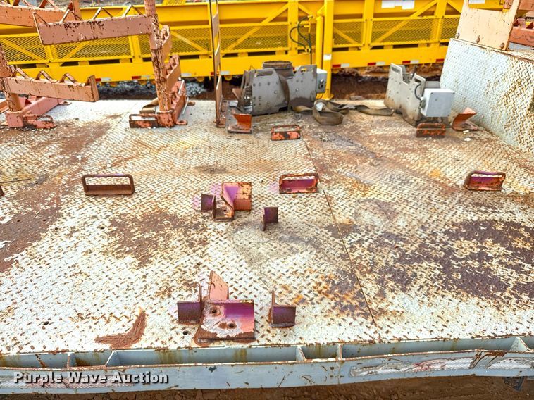 image for item DO2647 2012 Shop built drop deck oilfield trailer