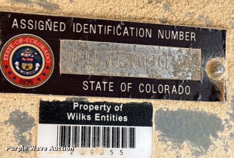 image for item DO2647 2012 Shop built drop deck oilfield trailer