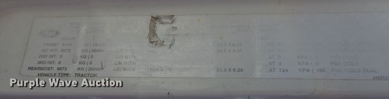 image for item DO2659 2008 Mack CHU613 truck cab and chassis