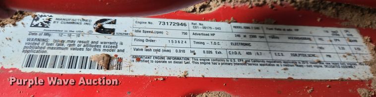 image for item DP6119 2011 Freightliner Business Class M2 mobile command center truck