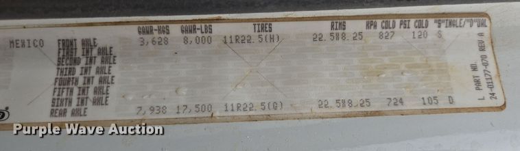 image for item DP6119 2011 Freightliner Business Class M2 mobile command center truck