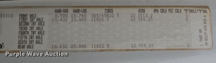 image for item DP6120 2011 Freightliner Business Class M2 flatbed truck