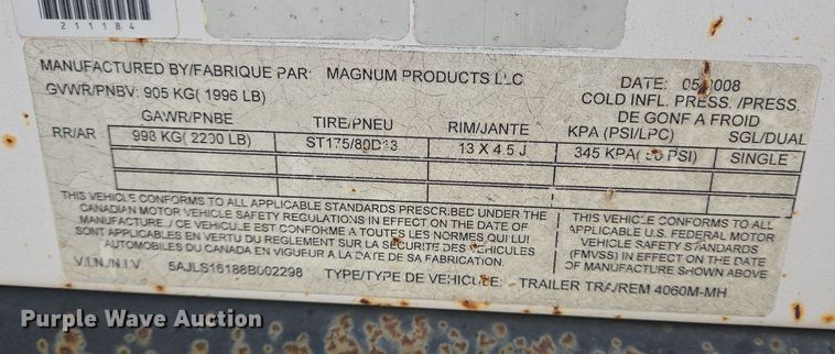 image for item DT5480 Magnum MLT4060MMH light plant