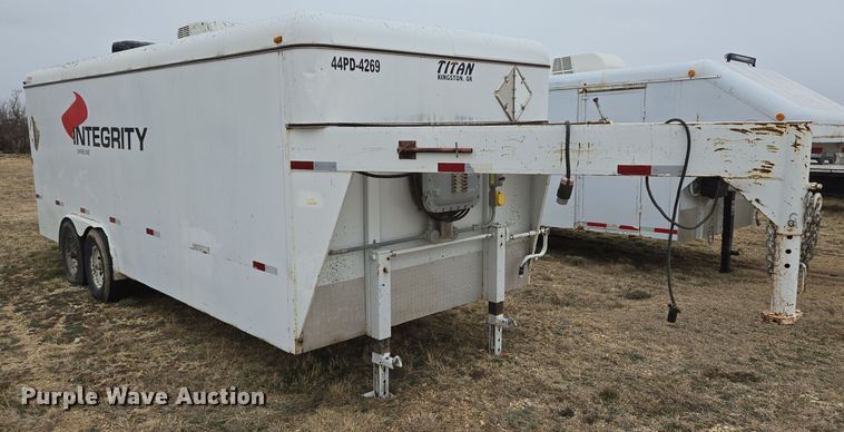 image for item DT5490 2015 Titan enclosed cargo trailer