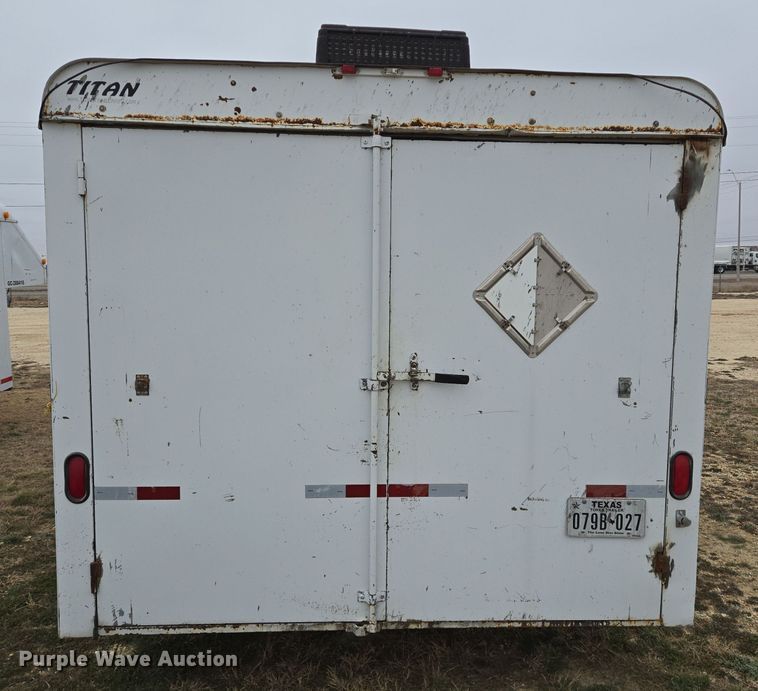 image for item DT5490 2015 Titan enclosed cargo trailer