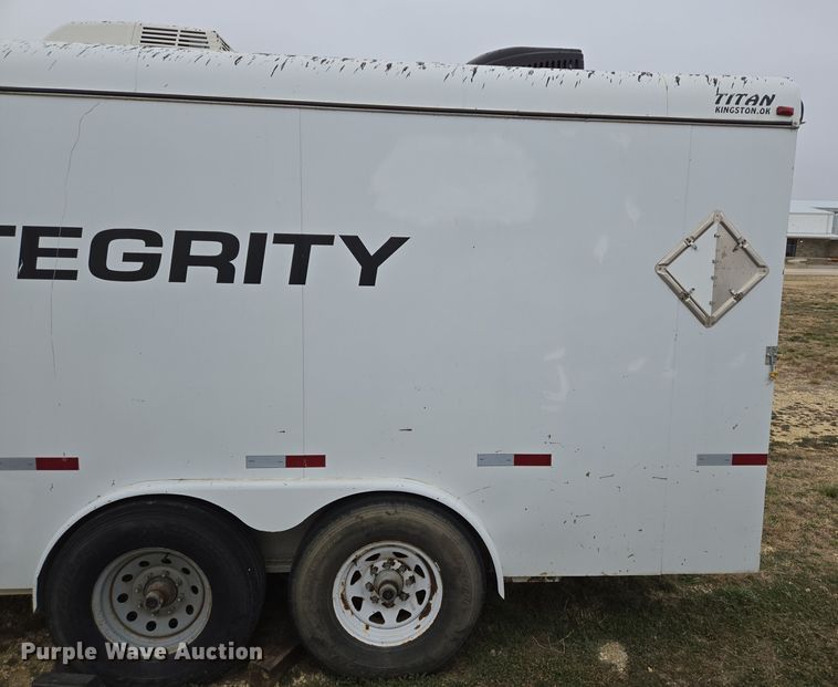 image for item DT5490 2015 Titan enclosed cargo trailer