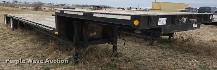 image for item DT5491 2000 Fontaine drop deck trailer