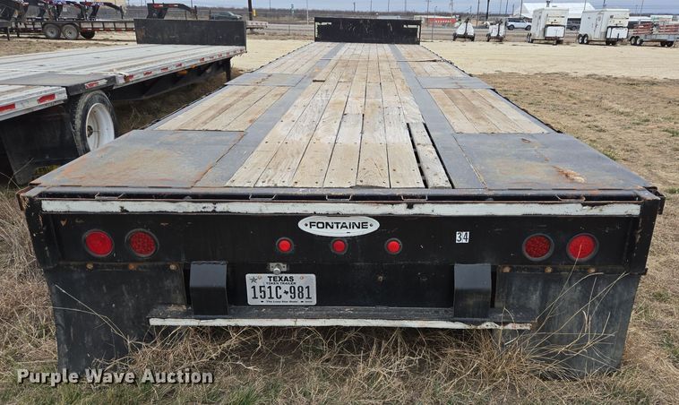 image for item DT5491 2000 Fontaine drop deck trailer