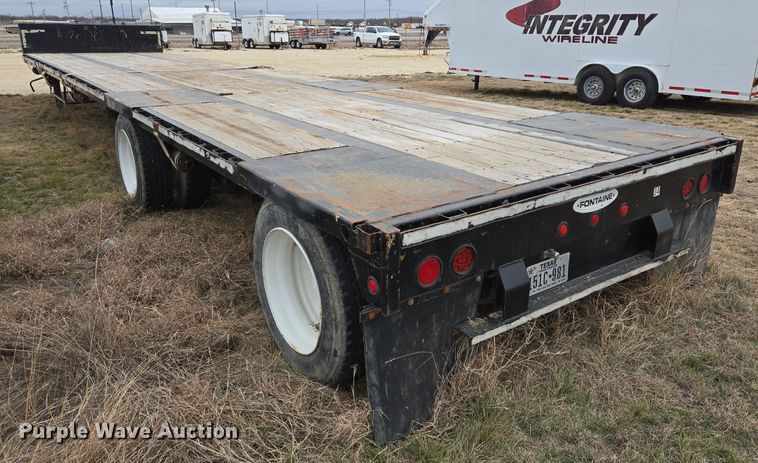 image for item DT5491 2000 Fontaine drop deck trailer