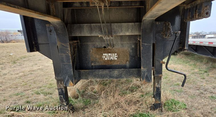 image for item DT5491 2000 Fontaine drop deck trailer