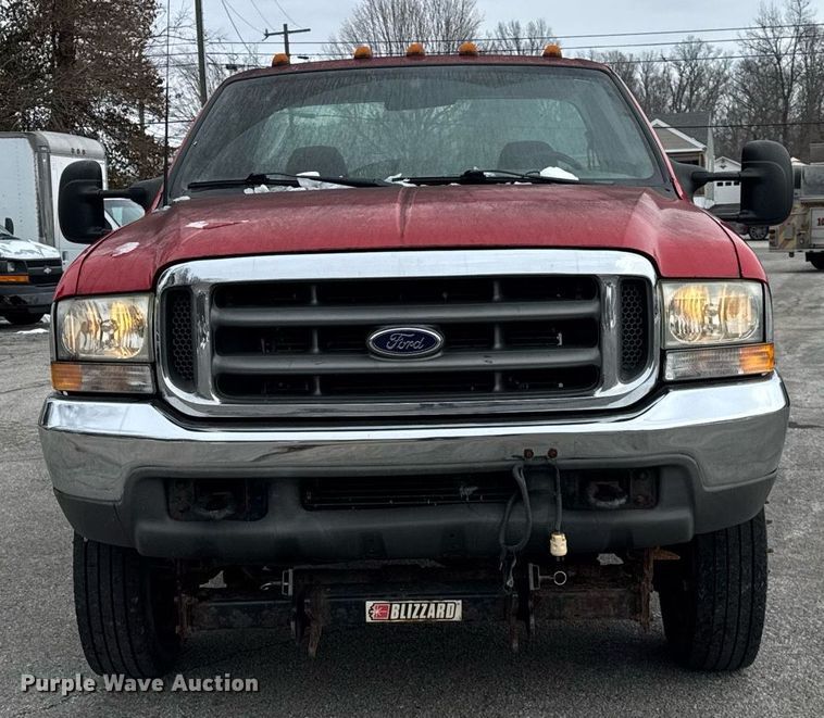 image for item DH9770 2002 Ford F550 flatbed truck