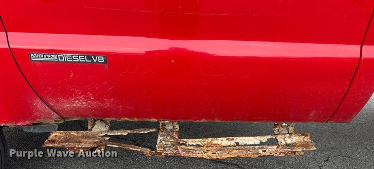 image for item DH9770 2002 Ford F550 flatbed truck