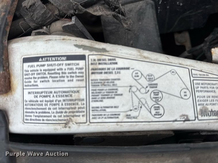 image for item DH9770 2002 Ford F550 flatbed truck