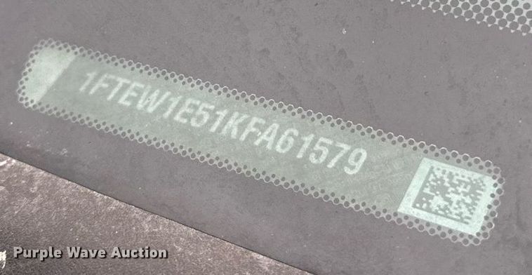 image for item DH9804 2019 Ford F150 XLT SuperCrew pickup truck