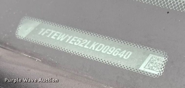 image for item DH9805 2020 Ford F150 XLT SuperCrew pickup truck