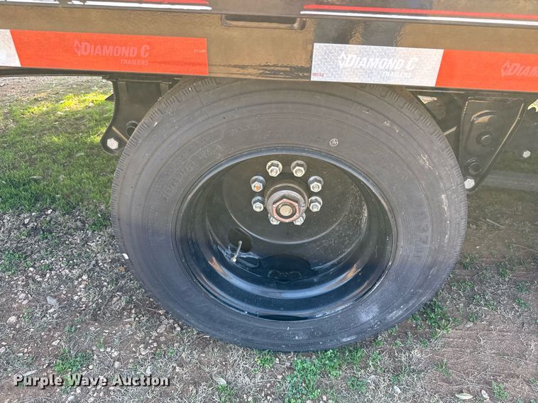 image for item DJ0938 2024 Diamond C FMAX210 equipment trailer