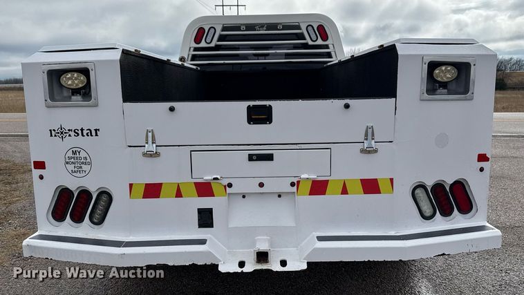 image for item DM5537 2020 Ford F350 Super Duty Crew Cab utility bed pickup truck