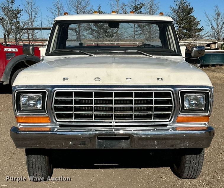 image for item DP6112 1979 Ford F350 utility bed pickup truck
