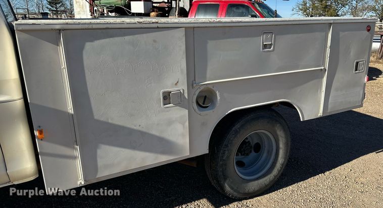 image for item DP6112 1979 Ford F350 utility bed pickup truck