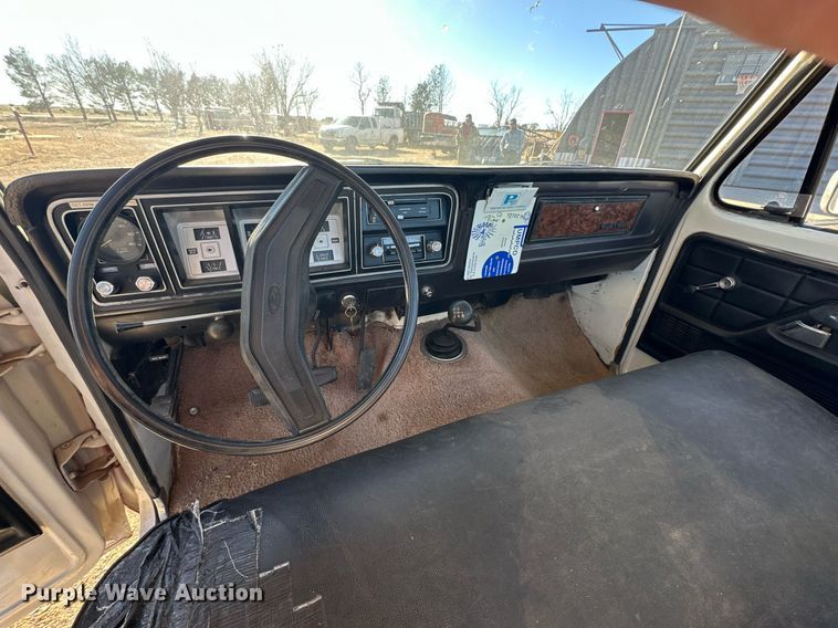 image for item DP6112 1979 Ford F350 utility bed pickup truck