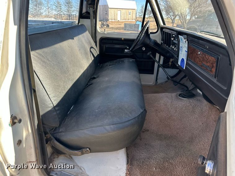 image for item DP6112 1979 Ford F350 utility bed pickup truck