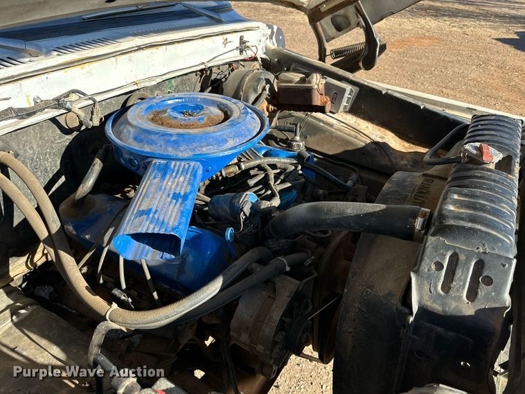 image for item DP6112 1979 Ford F350 utility bed pickup truck