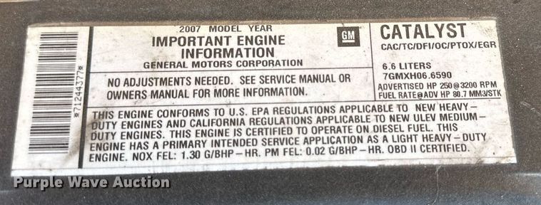 image for item DP6113 2007 Chevrolet Express G3500 school bus