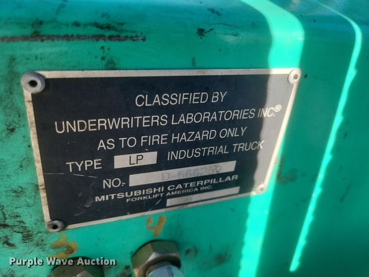 image for item DS5217 Mitsubishi FGC18K forklift