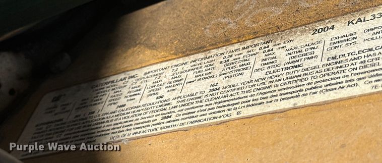 image for item EG1664 2005 Blue Bird Vision school bus