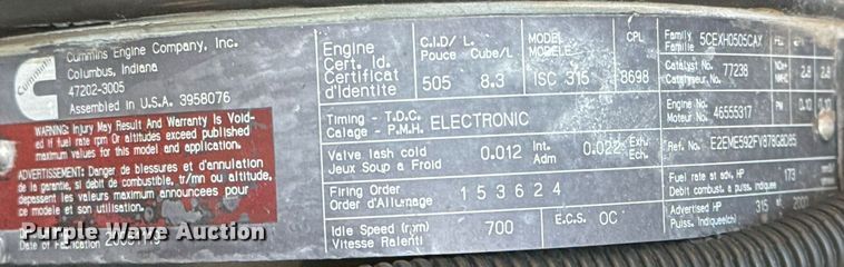 image for item EG2229 2006 Peterbilt 335 box truck