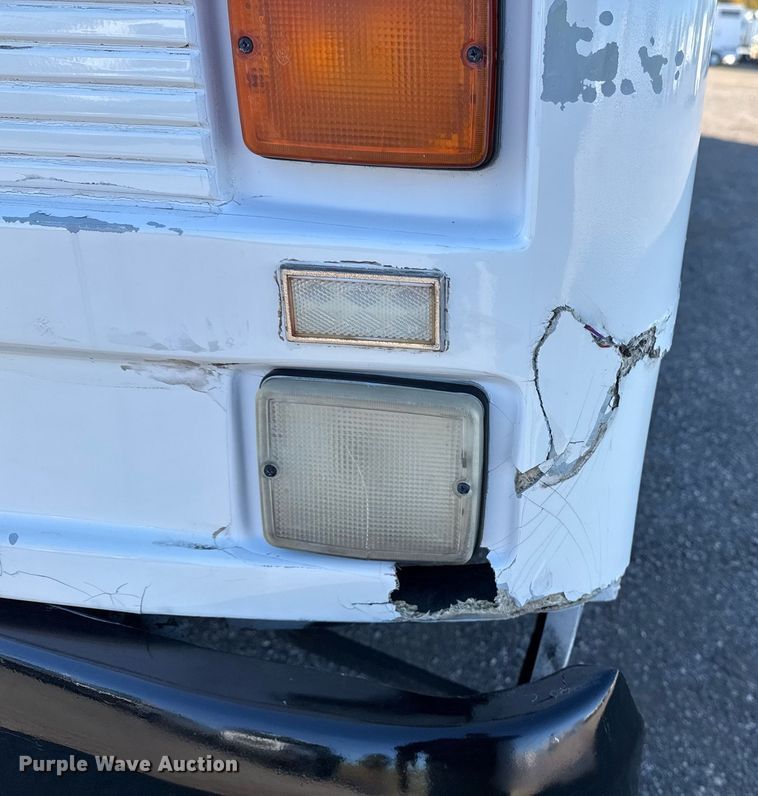 image for item EG2314 2003 Blue Bird blood donation bus