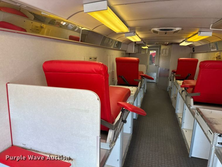 image for item EG2314 2003 Blue Bird blood donation bus