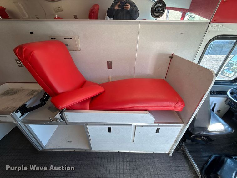 image for item EG2314 2003 Blue Bird blood donation bus