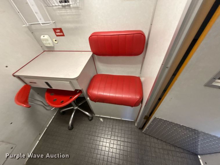 image for item EG2314 2003 Blue Bird blood donation bus