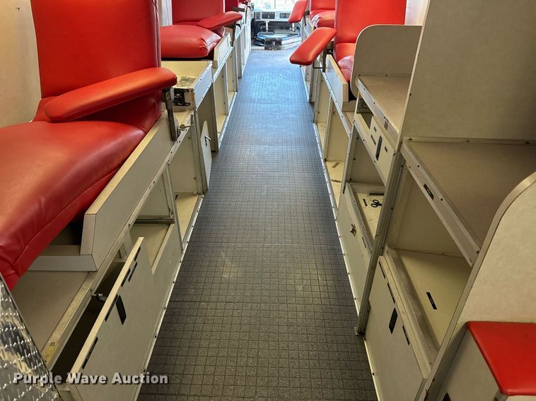 image for item EG2314 2003 Blue Bird blood donation bus