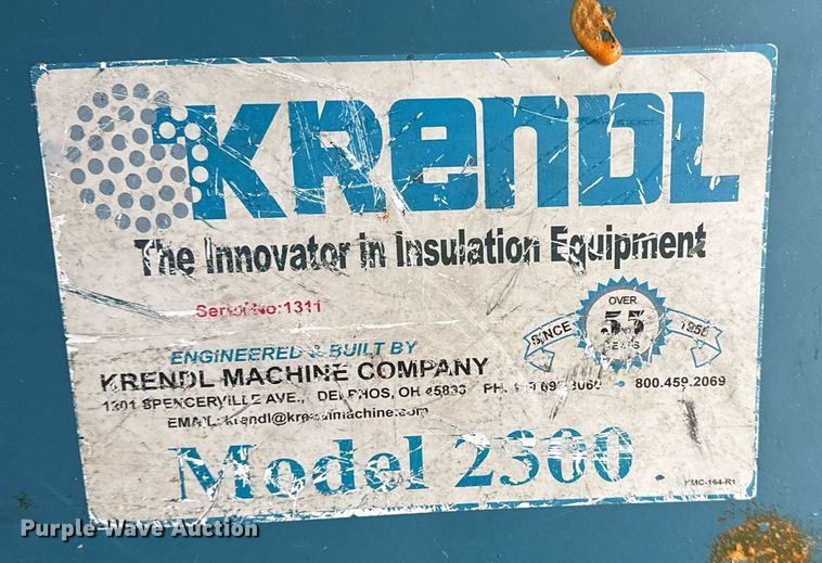 image for item EG2420 2017 Ford E450 Super Duty blow-in insulation box van