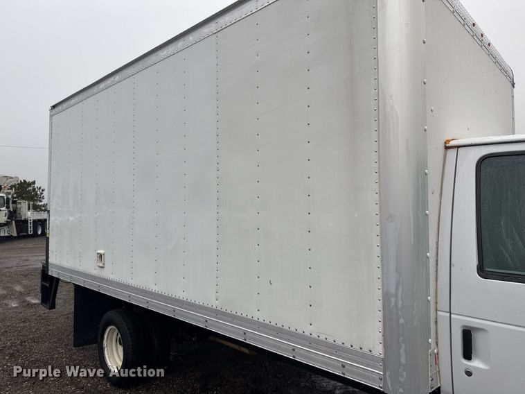 image for item EG2420 2017 Ford E450 Super Duty blow-in insulation box van