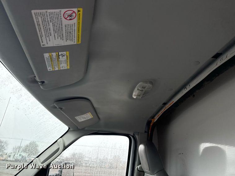 image for item EG2420 2017 Ford E450 Super Duty blow-in insulation box van