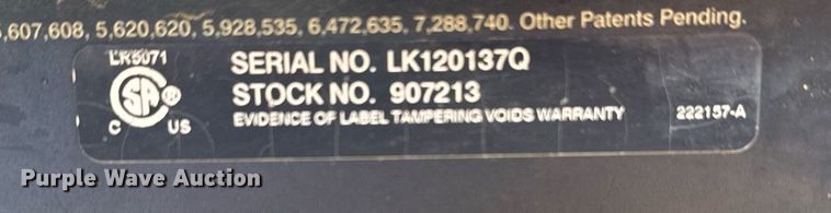 image for item EG2479 2009 Miller Bobcat 250 welder/generator