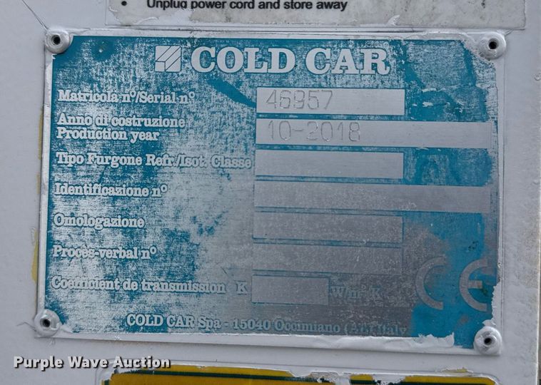 image for item EG2489 2019 Ford E450 Super Duty refrigerated truck