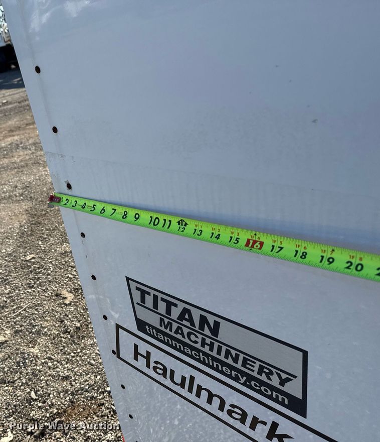 image for item EG2501 2012 Haulmark enclosed cargo trailer